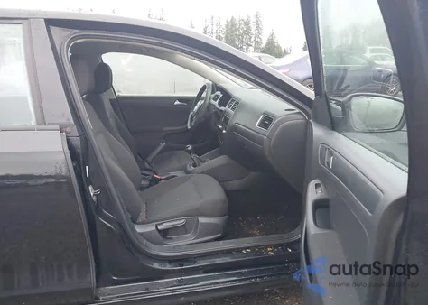 2012 Volkswagen Jetta 2.0L S из США, поврежденный, VIN 3VW1K7AJ8CM342597